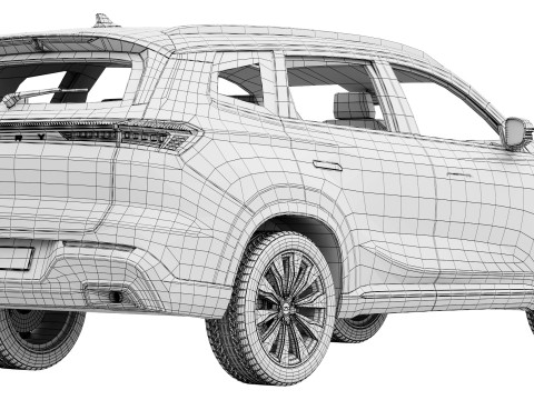 Chery Tiggo 8 2026 3D Model