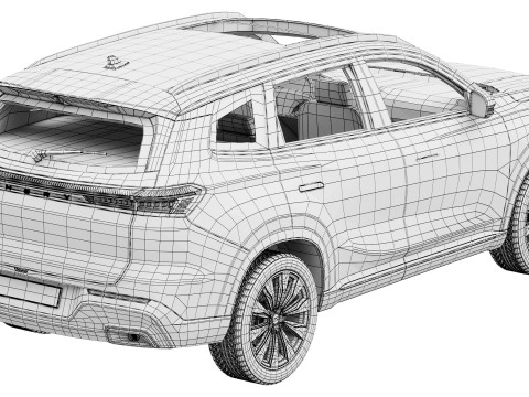 Chery Tiggo 8 2026 3D Model