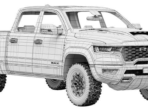 RAM 1500 SRT TRX 2027 3D Model