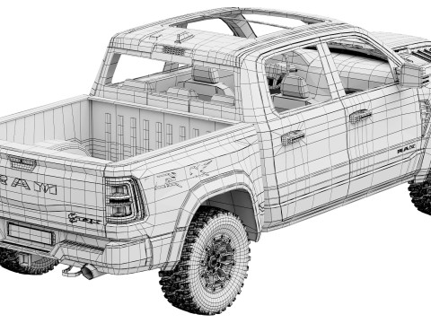 RAM 1500 SRT TRX 2027 3D Model