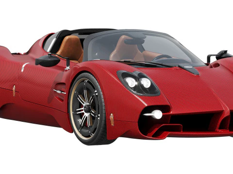 Pagani Utopia Roadster 2025 3D Model