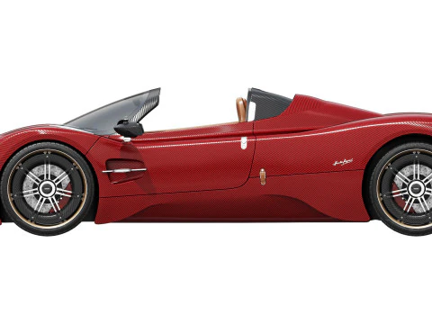 Pagani Utopia Roadster 2025 3D Model