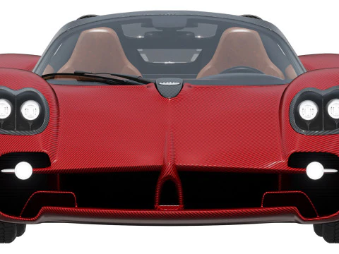 Pagani Utopia Roadster 2025 3D Model