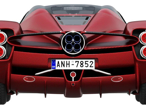 Pagani Utopia Roadster 2025 3D Model