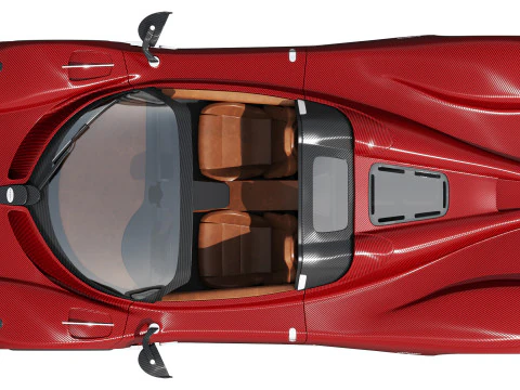 Pagani Utopia Roadster 2025 3D Model