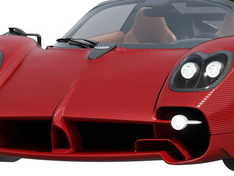 Pagani Utopia Roadster 2025 3D Model