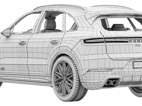 Porsche Cayenne GTS 2025 Modello 3D