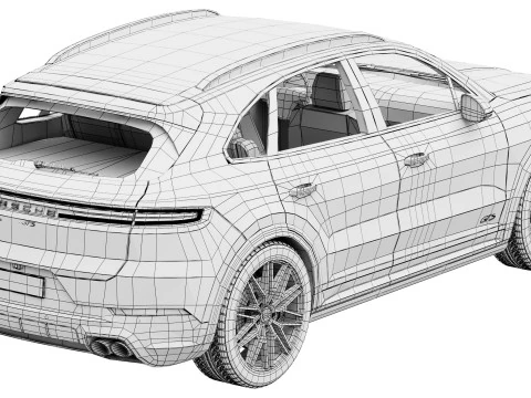 Porsche Cayenne GTS 2025 Modello 3D
