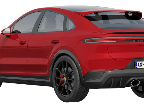 Porsche Cayenne Coup&eacute; GTS 2025 Modello 3D