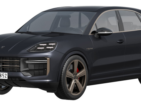 Porsche Cayenne Turbo 2025 3D Model