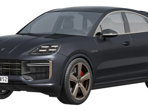 Porsche Cayenne Turbo Coup&eacute; 2025 Modello 3D