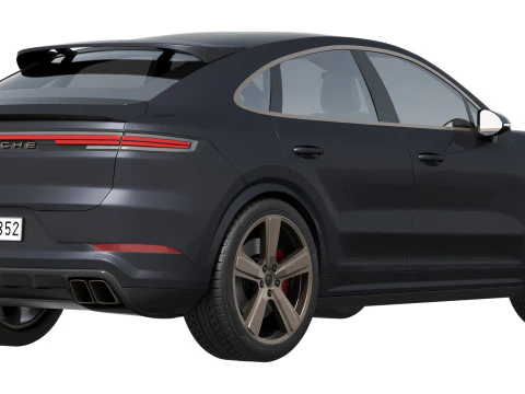 Porsche Cayenne Turbo Coup&eacute; 2025 Modello 3D