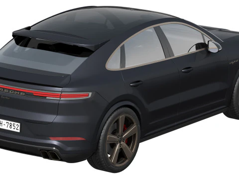 Porsche Cayenne Turbo Coup&eacute; 2025 Modello 3D