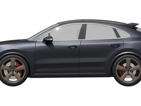 Porsche Cayenne Turbo Coup&eacute; 2025 Modello 3D