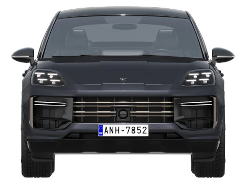 Porsche Cayenne Turbo Coup&eacute; 2025 Modello 3D