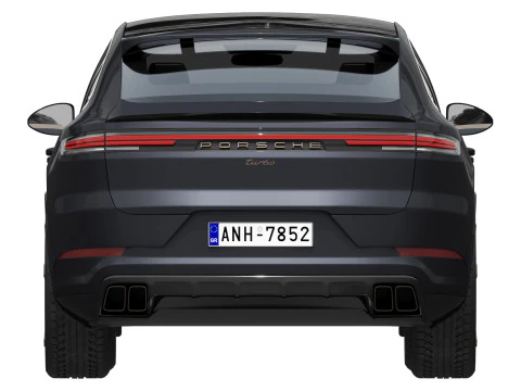 Porsche Cayenne Turbo Coup&eacute; 2025 Modello 3D