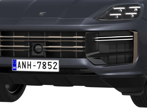 Porsche Cayenne Turbo Coup&eacute; 2025 Modello 3D