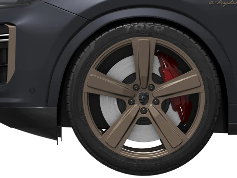 Porsche Cayenne Turbo Coup&eacute; 2025 Modello 3D