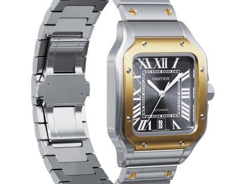 Zegarek Santosa Model 3D