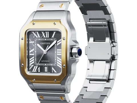 Santos watch 3D Model