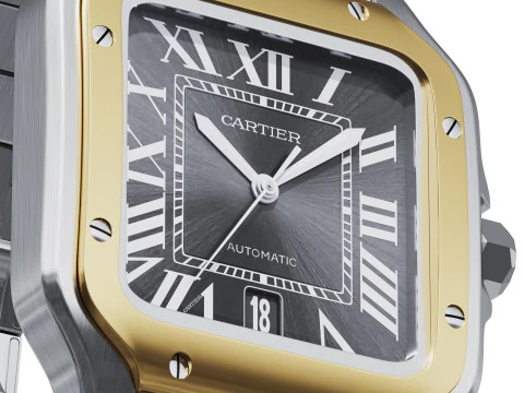 Santos watch 3D Model