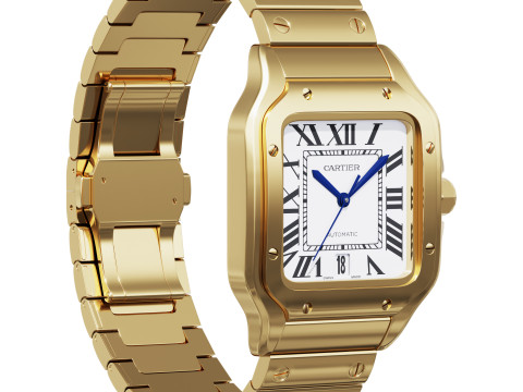 Zegarek Santosa Model 3D