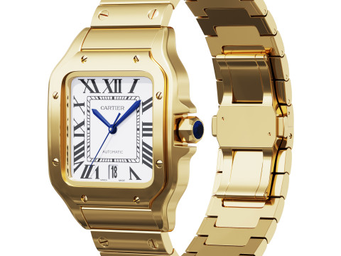 Santos watch 3D Model