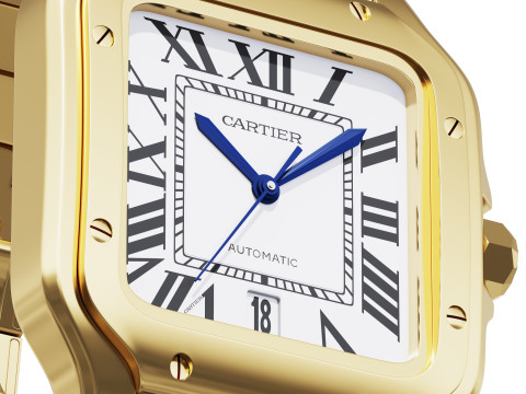 Santos watch 3D Model