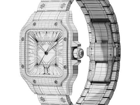 Orologio Santos Modello 3D