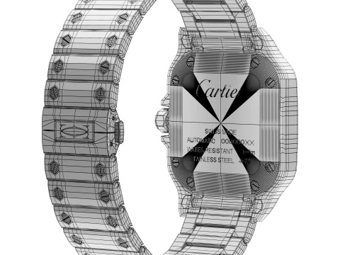 Orologio Santos Modello 3D