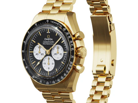 Omega Speedmaster Moonwatch Professional Moonshine 2026 3D Model