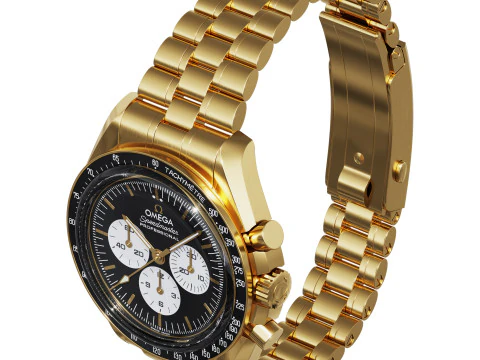 Omega Speedmaster Moonwatch Professional Moonshine 2026 3D Model