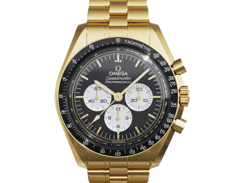 Omega Speedmaster Moonwatch Professional Moonshine 2026 3D Model