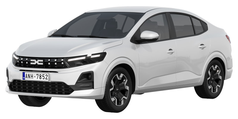 Dacia Logan 2025 3D Model .c4d .max .obj .3ds .fbx .stl .blend