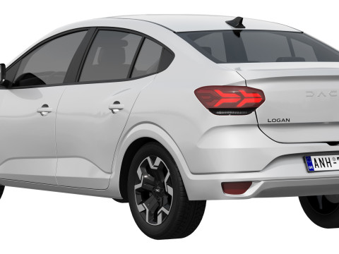 Dacia Logan 2025 3D Model