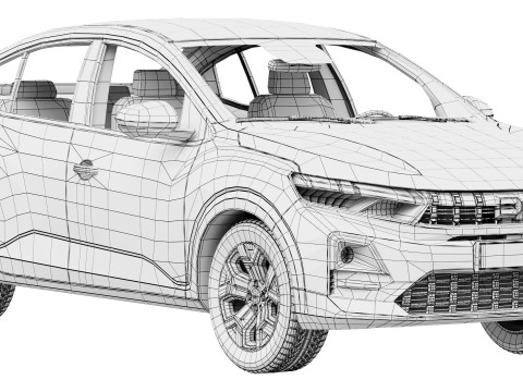 Dacia Logan 2025 3D Model