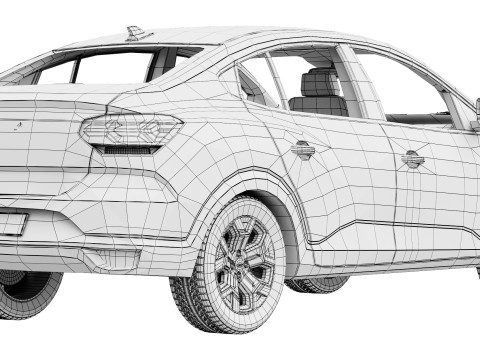 Dacia Logan 2025 3D Model