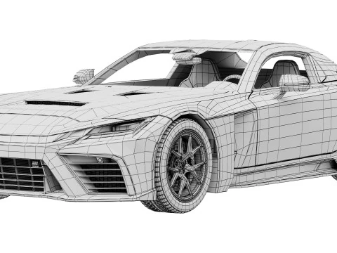 Toyota GR GT 3D Model