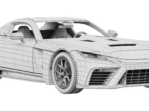 Toyota GR GT 3D Model