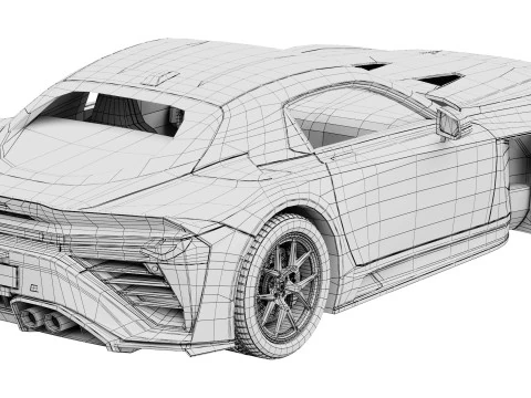 Toyota GR GT 3D Model
