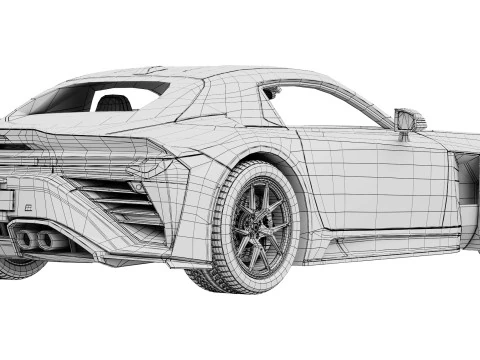 Toyota GR GT 3D Model