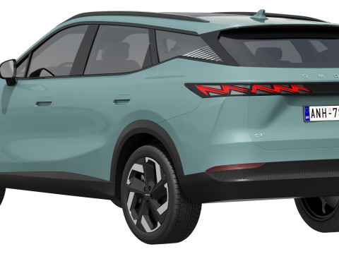 Omoda C7 2025 Modello 3D