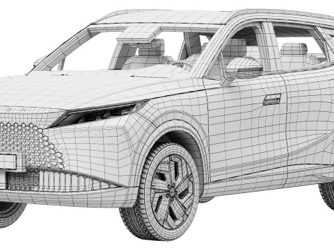 Omoda C7 2025 Modello 3D