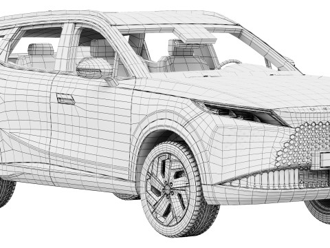 Omoda C7 2025 Modello 3D