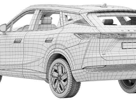 Omoda C7 2025 Modello 3D