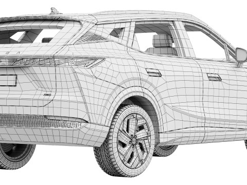 Omoda C7 2025 Modello 3D