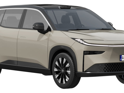 Toyota BZ3X2026 Modello 3D