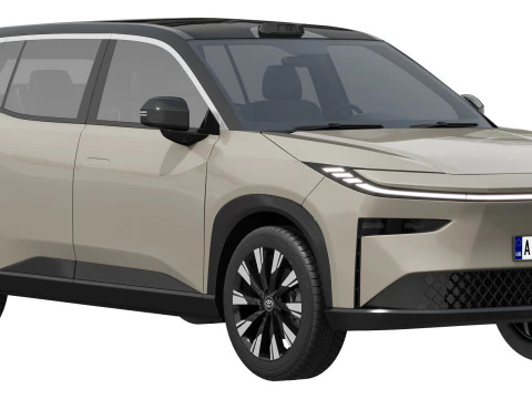 Toyota BZ3X 2026 Modelo 3D