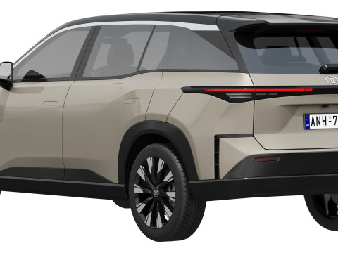 Toyota BZ3X2026 Modello 3D