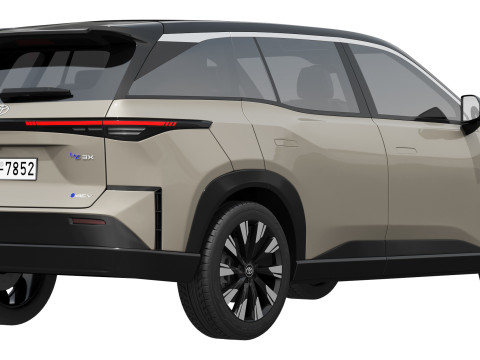 Toyota BZ3X2026 Modello 3D